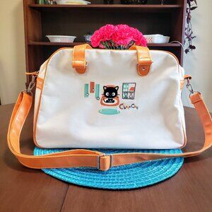 Vintage 2004 Chococat Weekender/Tote/Travel Bag